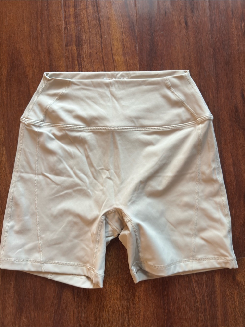 Tan Set Active Sportbody Biker Shorts